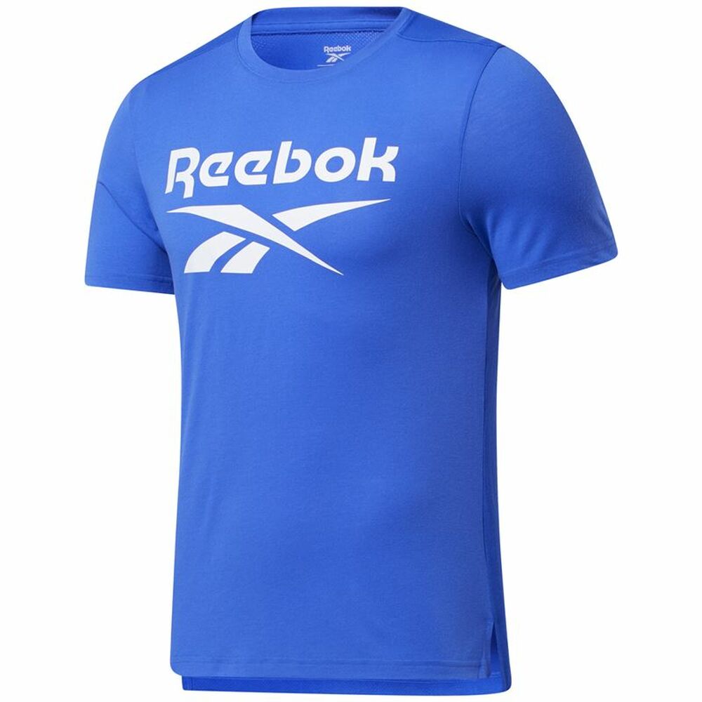 Tricou cu Mânecă Scurtă Bărbați Reebok Workout Ready Supremium Albastru - Mărime M