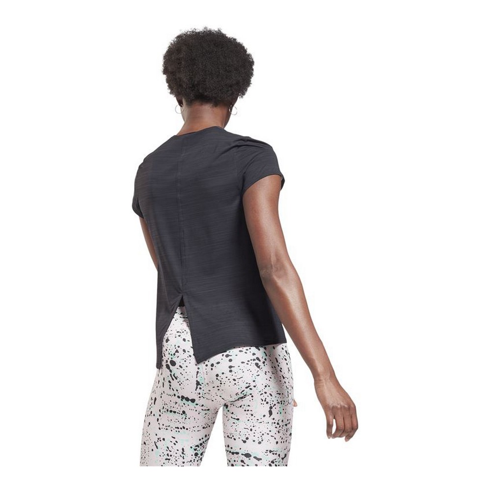 Tricou cu Mânecă Scurtă Femei Reebok Workout Ready Activchill Negru - Mărime M