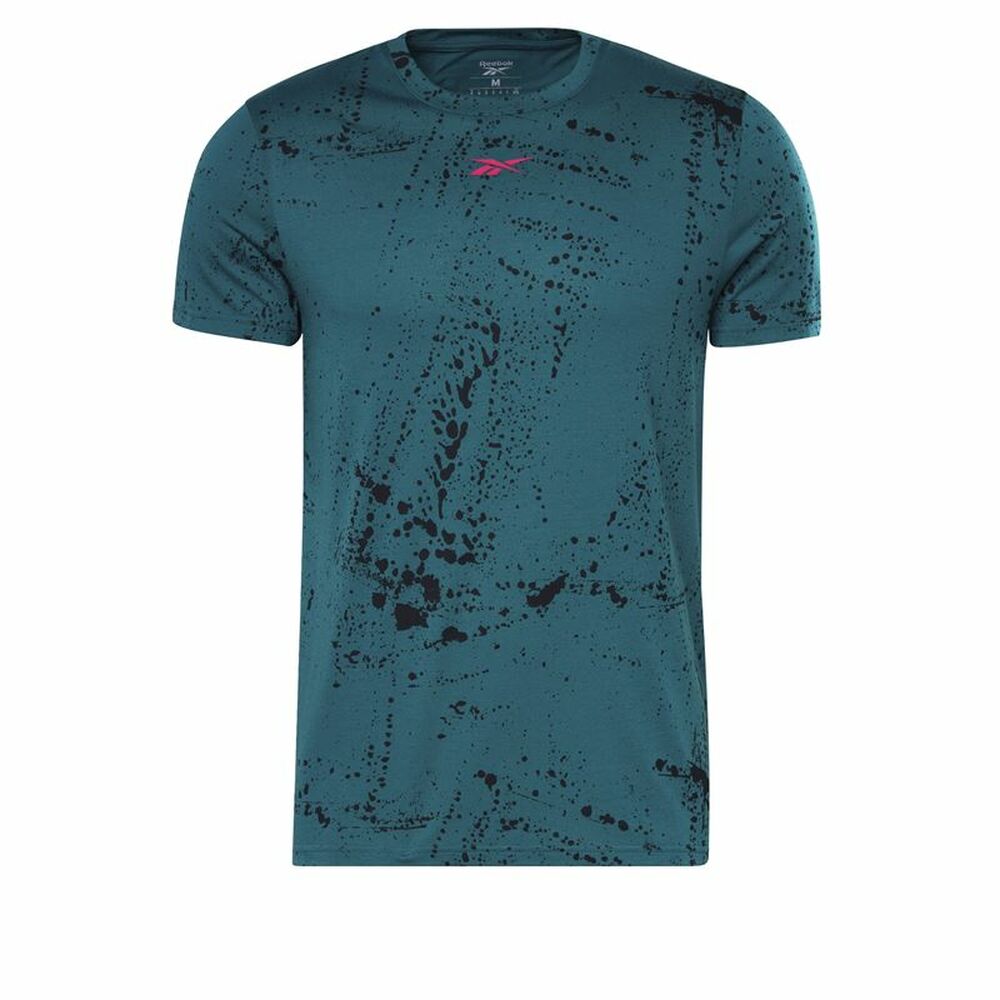 Tricou Sport cu Mânecă Scurtă Reebok Workout Ready Gri închis - Mărime XL