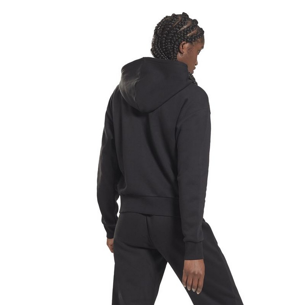 Jachetă Sport de Damă Reebok Training Essentials Vector Full-Zip Negru - Mărime L