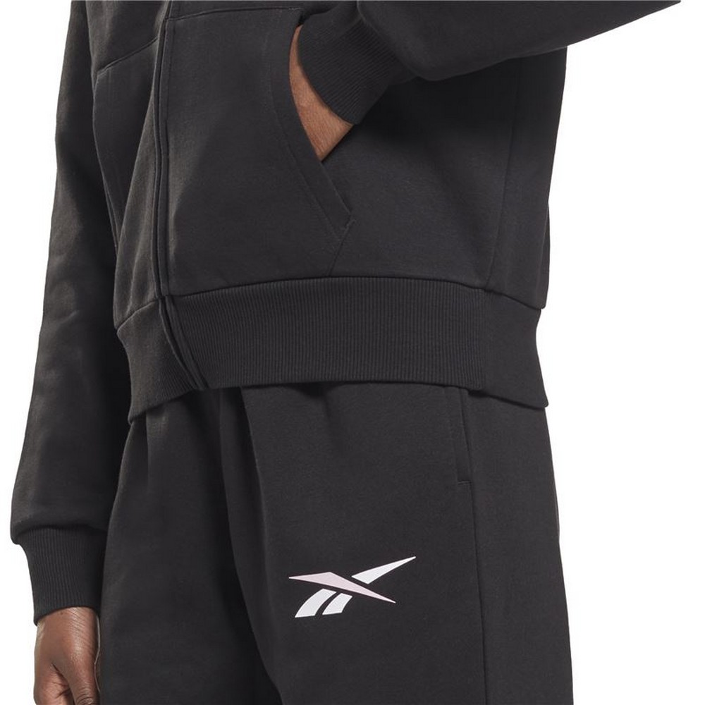 Jachetă Sport de Damă Reebok Training Essentials Vector Full-Zip Negru - Mărime XS