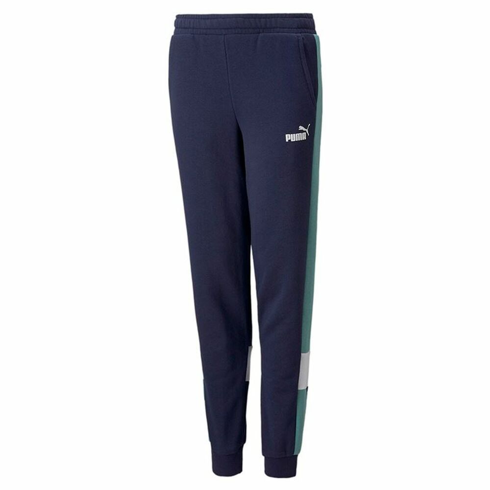 Pantaloni Scurți Sport pentru Bărbați Puma Essential+ Colorblock B Albastru închis - Mărime 11-12 Ani