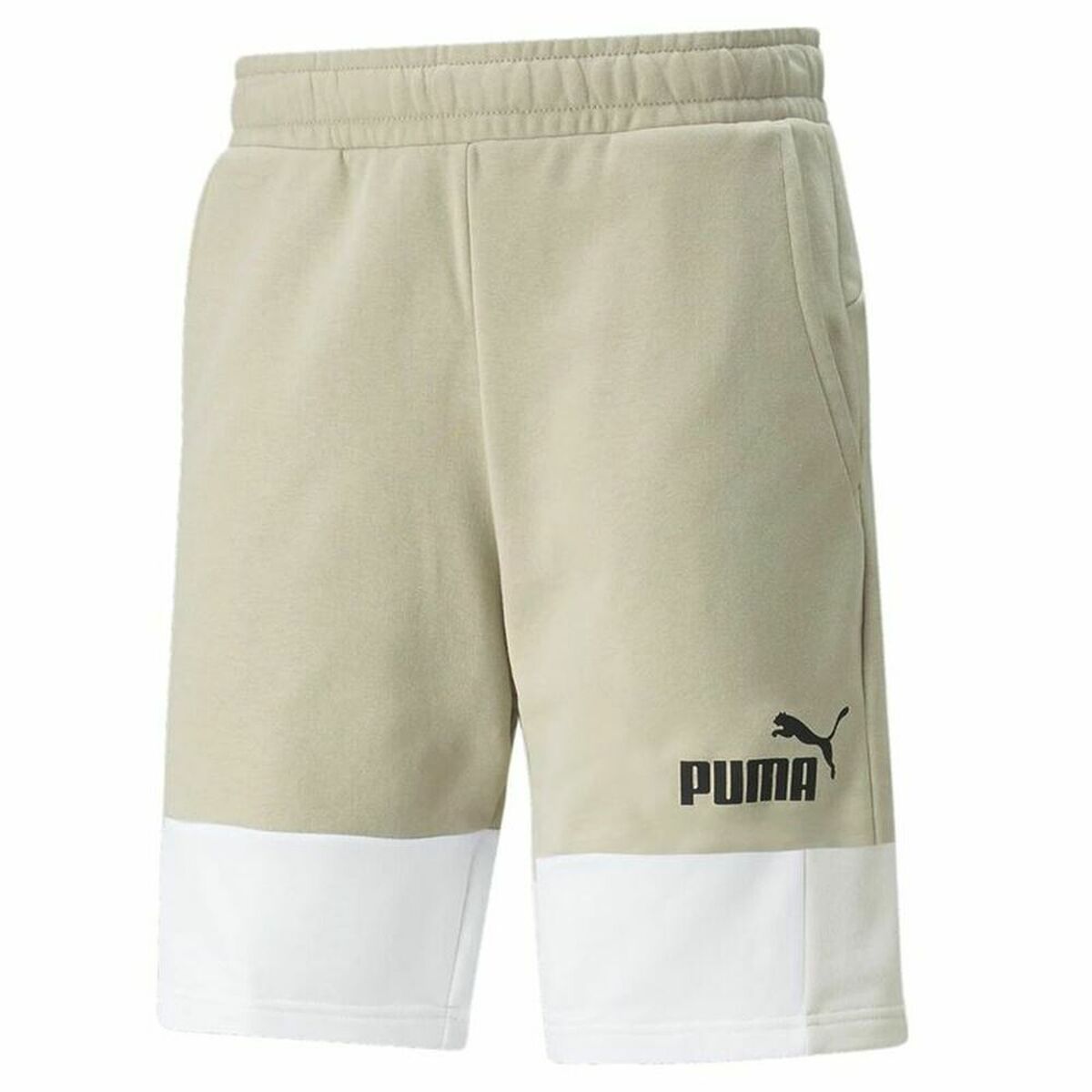 Pantaloni Scurți Sport pentru Bărbați Puma Essential+ Block Bej Bărbați - Mărime L