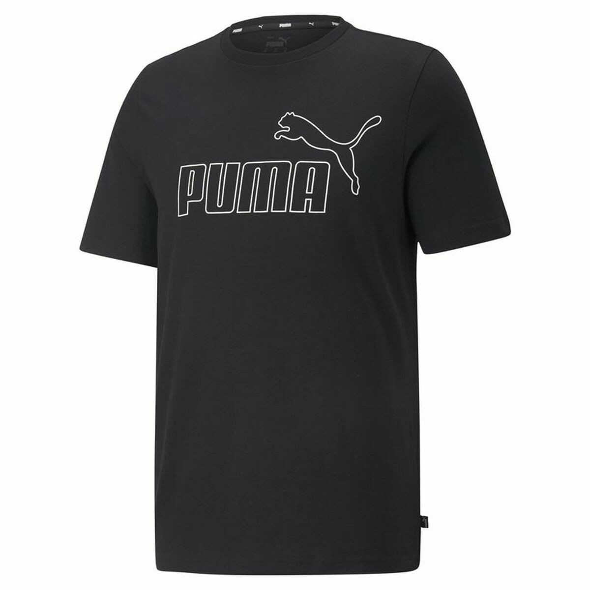 Tricou cu Mânecă Scurtă Bărbați Puma Essentials Elevated Negru - Mărime S