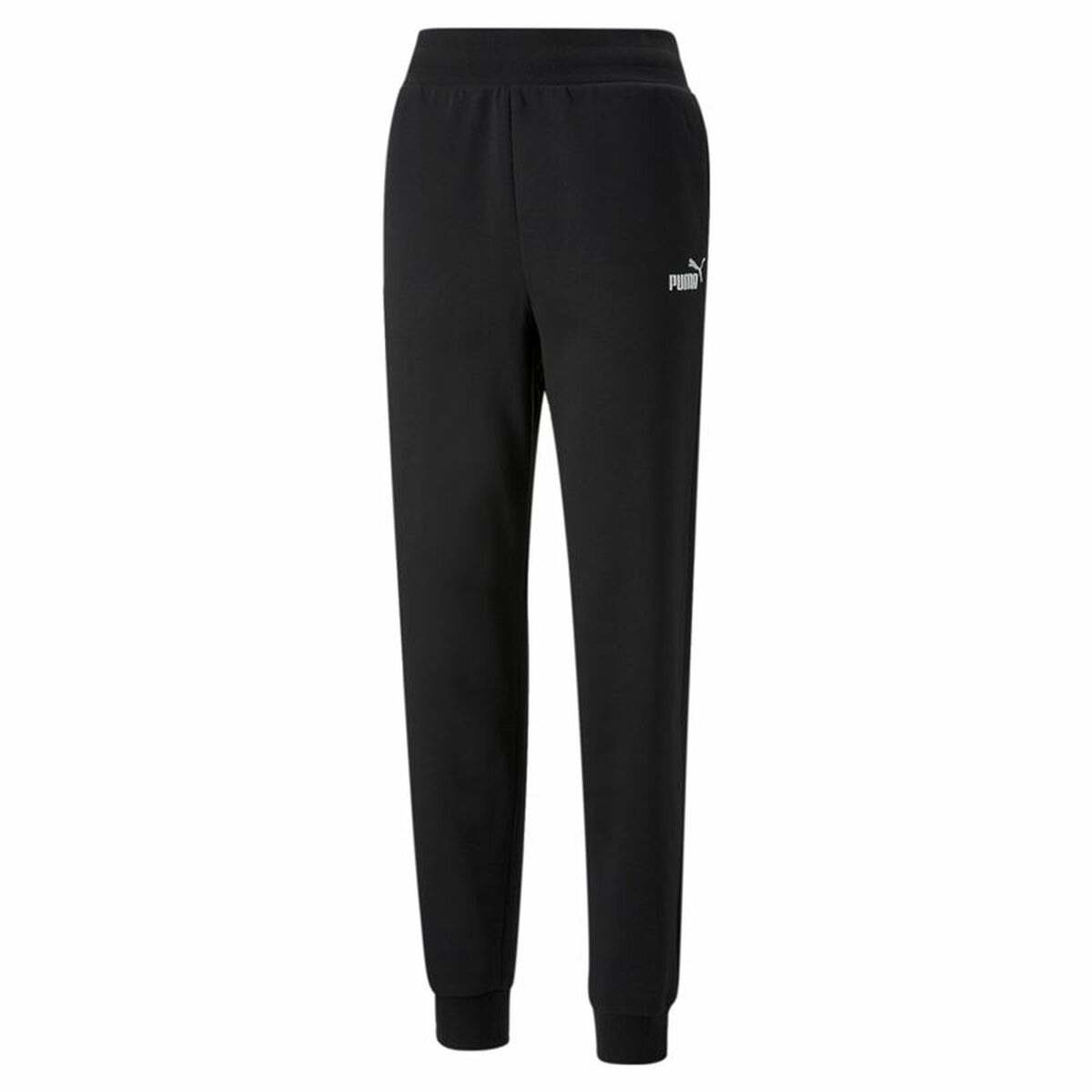 Pantalon de Trening pentru Adulți Puma ESS+ Embroidery High-Waist Femeie Negru - Mărime XS