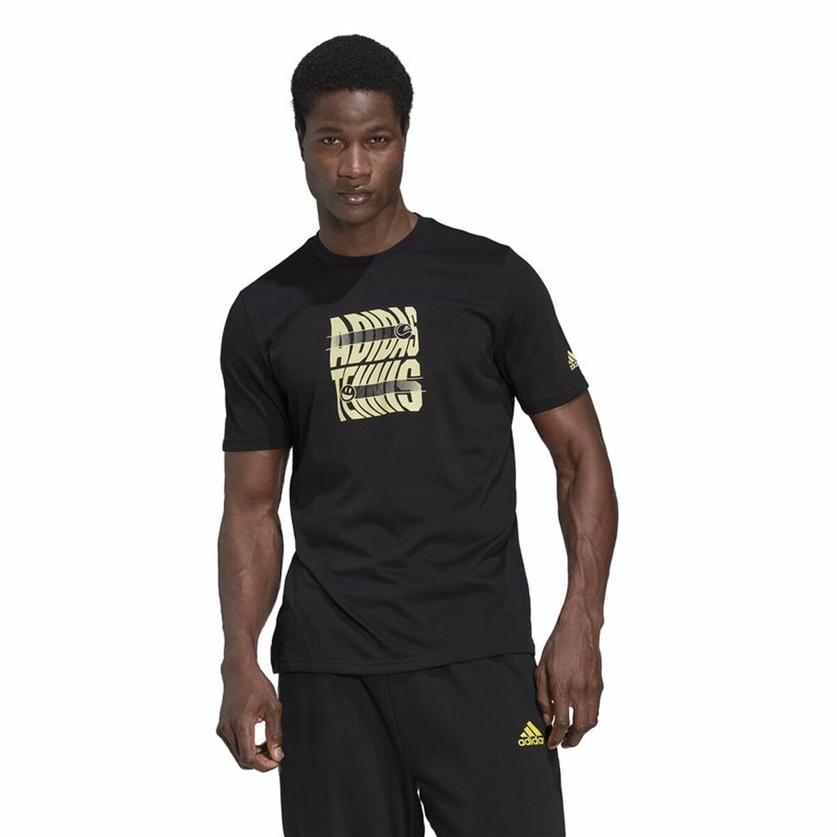 Tricou cu Mânecă Scurtă Bărbați Adidas WMB In Graphic Negru - Mărime L