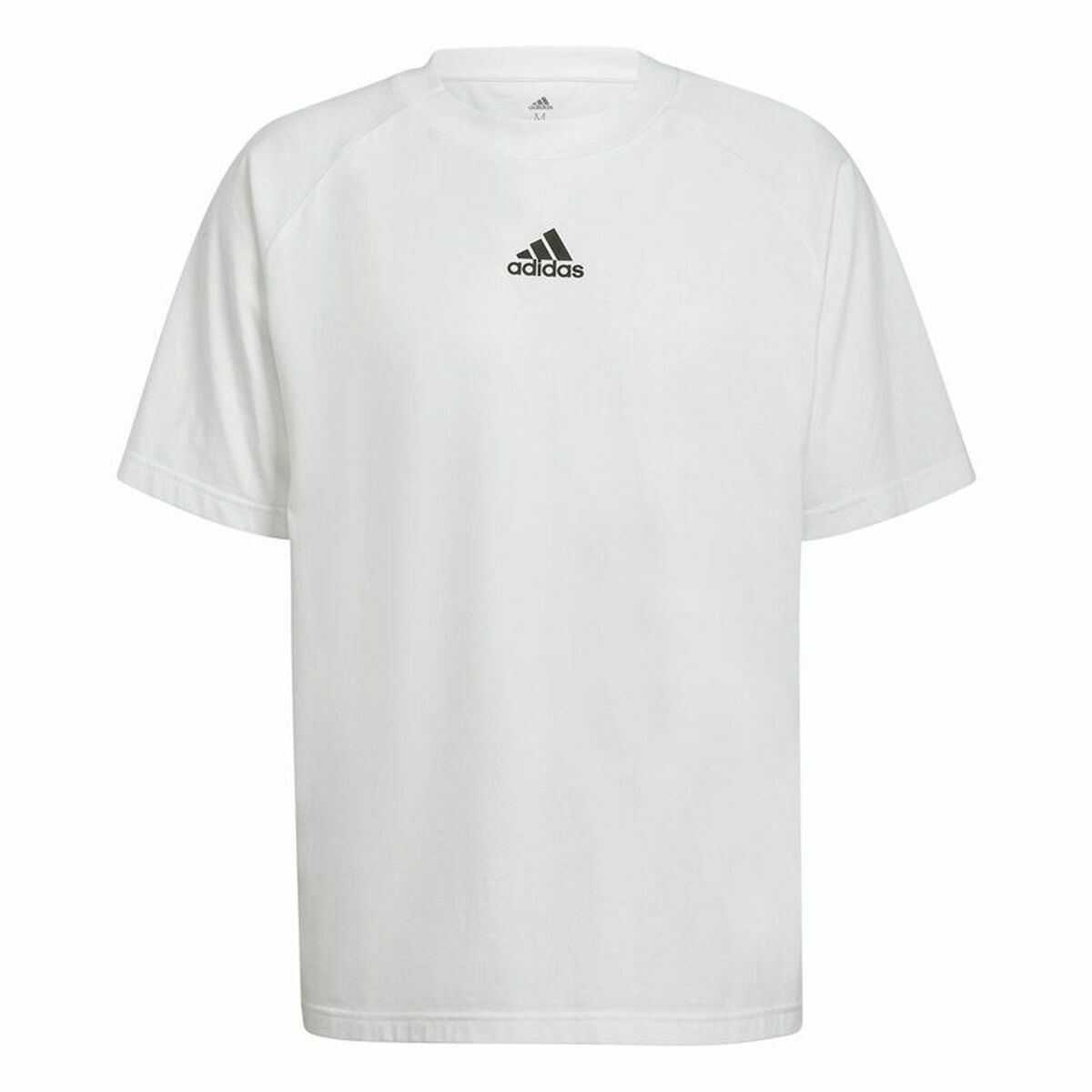 Tricou cu Mânecă Scurtă Bărbați Adidas Essentials Brandlove Alb - Mărime XL