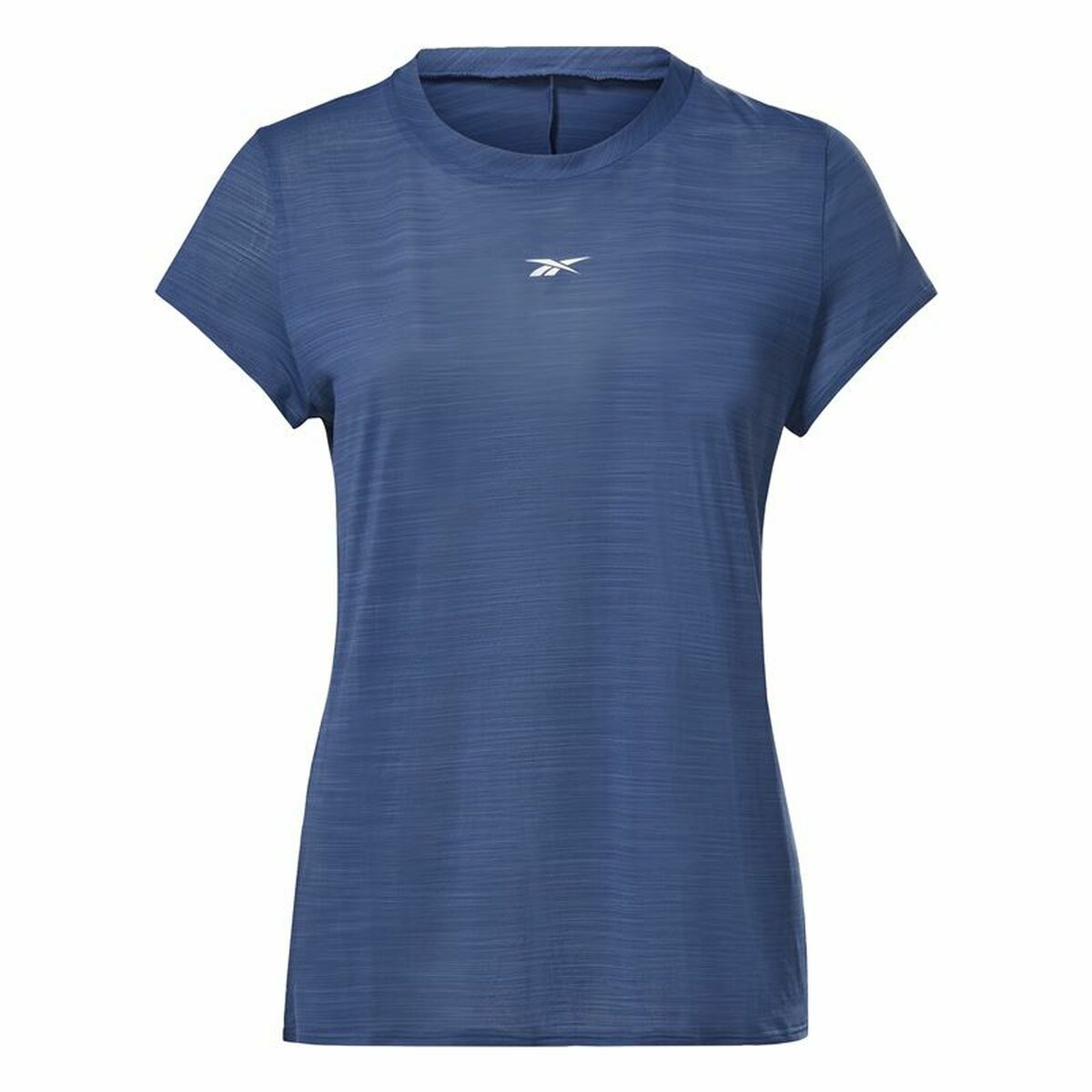Tricou cu Mânecă Scurtă Femei Reebok Workout Ready Albastru închis - Mărime L