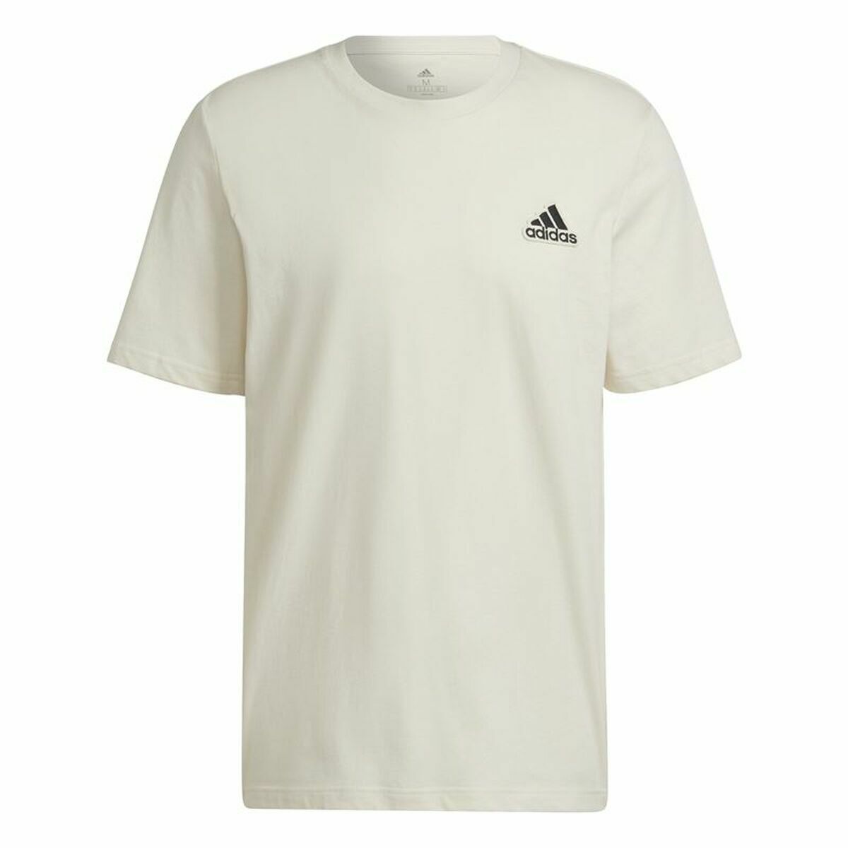 Tricou cu Mânecă Scurtă Bărbați Adidas Essentials Feelcomfy Alb - Mărime S
