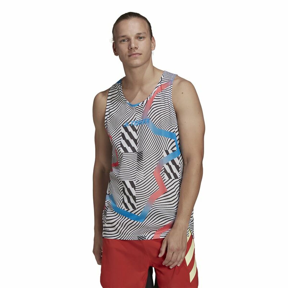 Tricou de Bărbați fără Mâneci Adidas Terrex Agravic Alb - Mărime XS