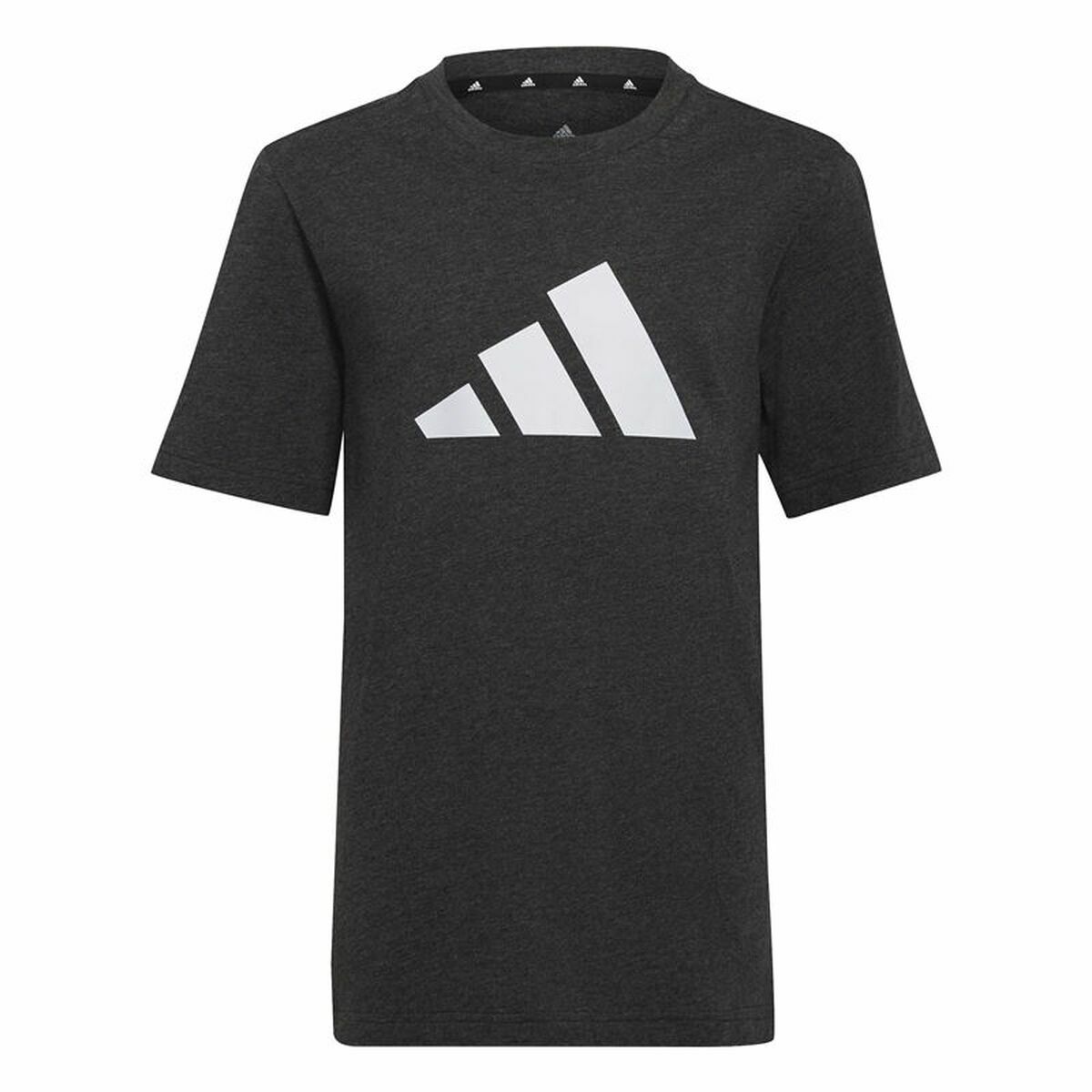 Tricou cu Mânecă Scurtă pentru Copii Adidas Future Icons Negru - Mărime 13-14 Ani