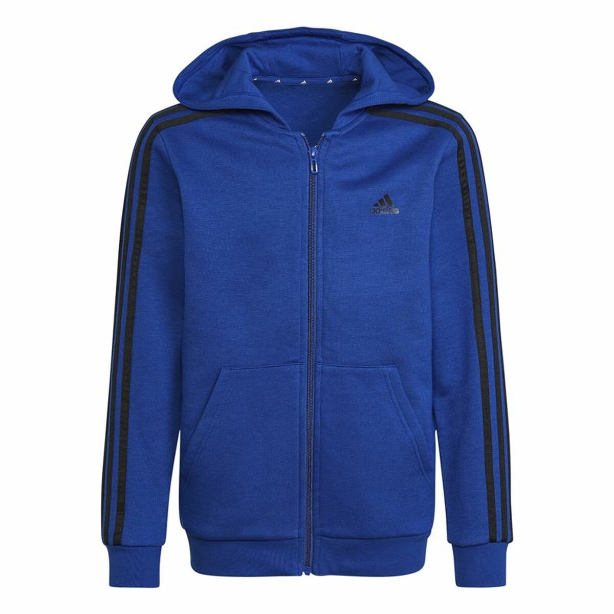 Jachetă Sport pentru Copii Adidas Essentials 3  Albastru - Mărime 13-14 Ani