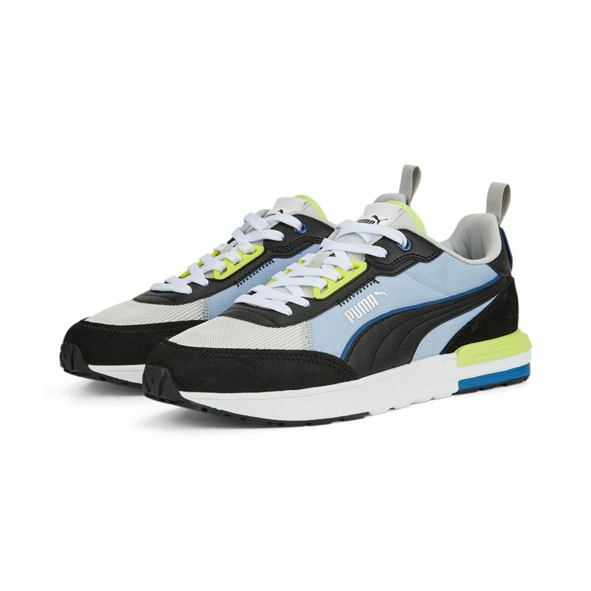 Adidași Casual Bărbați Puma R22 Albastru Galben - Mărime la picior 44