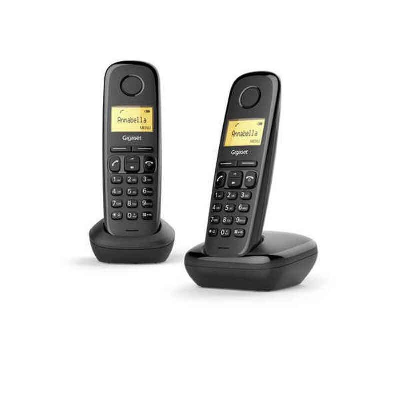 Telefon fără Fir Gigaset A170 Duo (2 uds) Negru Fără Fir