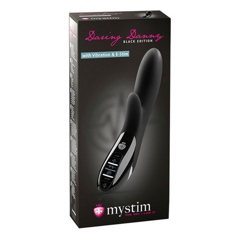 Dual Stimulation Vibrator Mystim Daring Danny Estim Negru