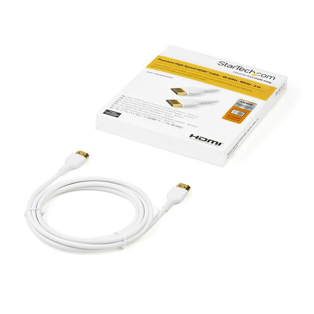 Cablu HDMI Startech RHDMM2MPW            4K Ultra HD Alb (2 m)