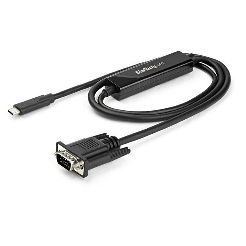 Cablu USB C la VGA Startech CDP2VGAMM1MB         Negru 1 m