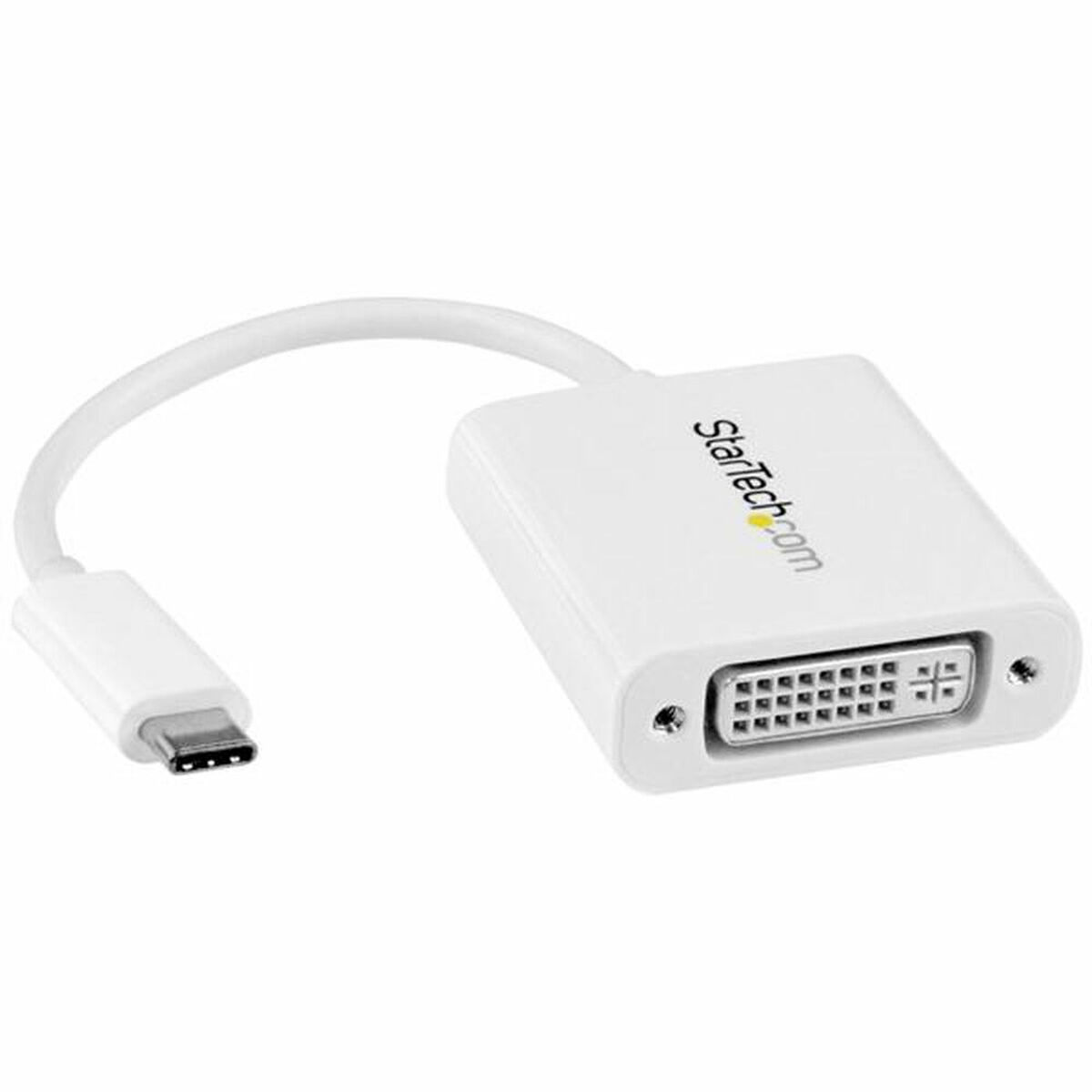Adaptor USB C la DVI Startech CDP2DVIW             Alb