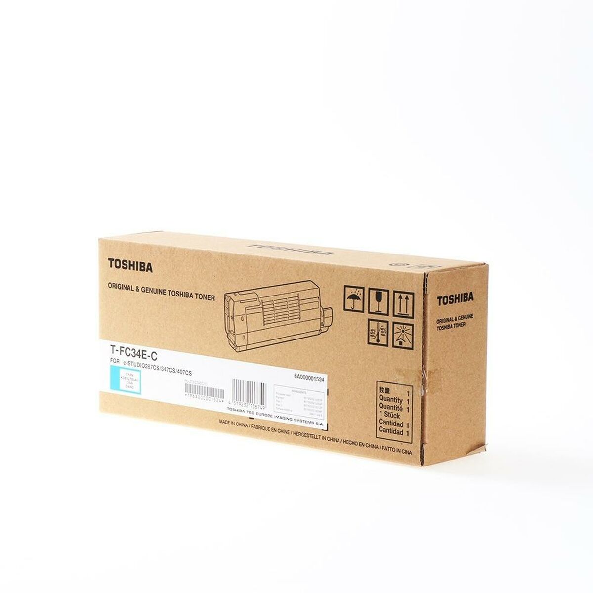 Toner Toshiba T-FC34EC Cyan