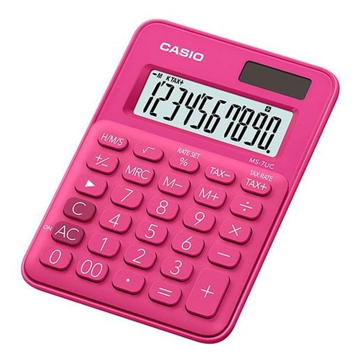 Calculator Casio MS-7UC-RD Roșu