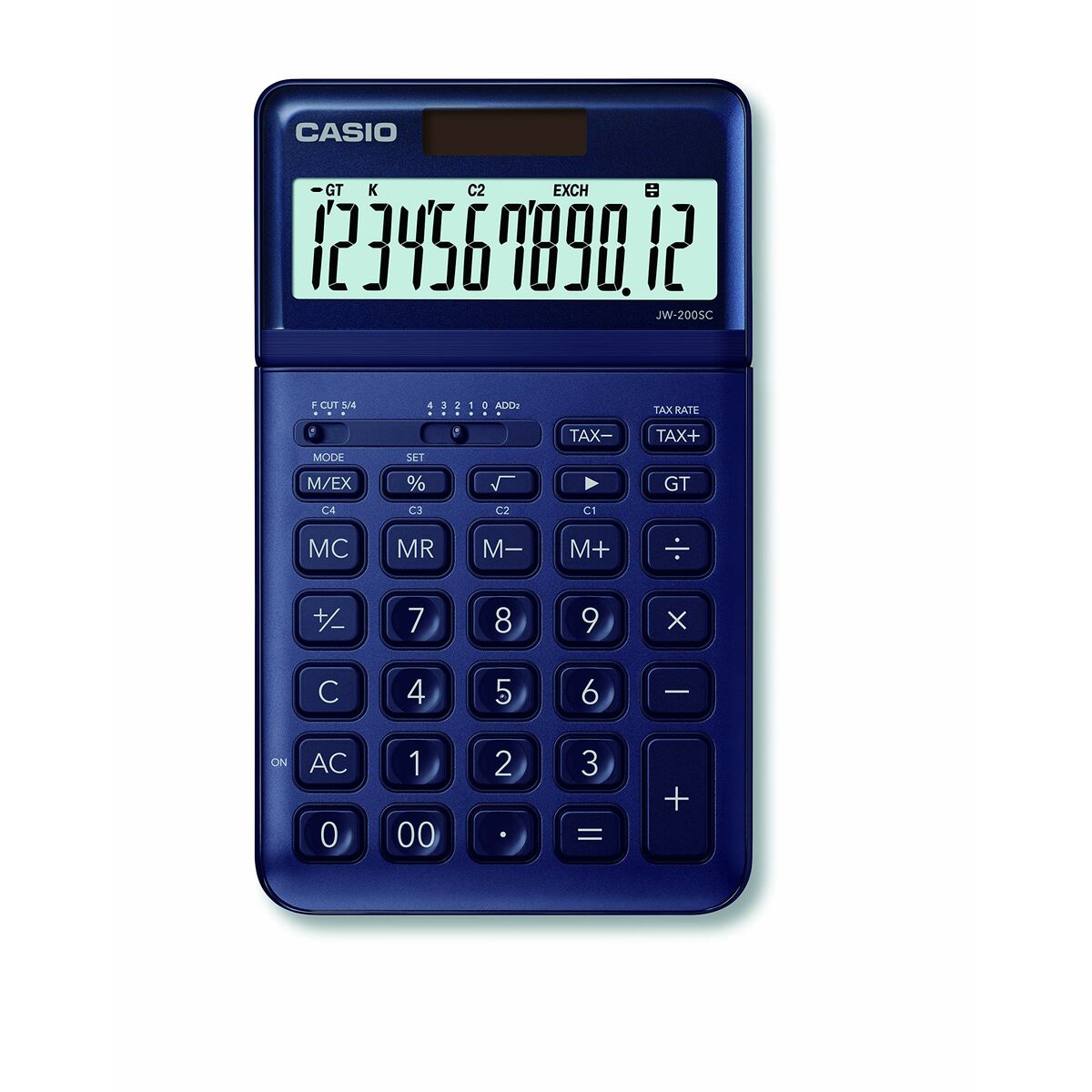 Calculator Casio JW-200SC-NY Albastru Plastic (18,3 x 10,9 x 1 cm)