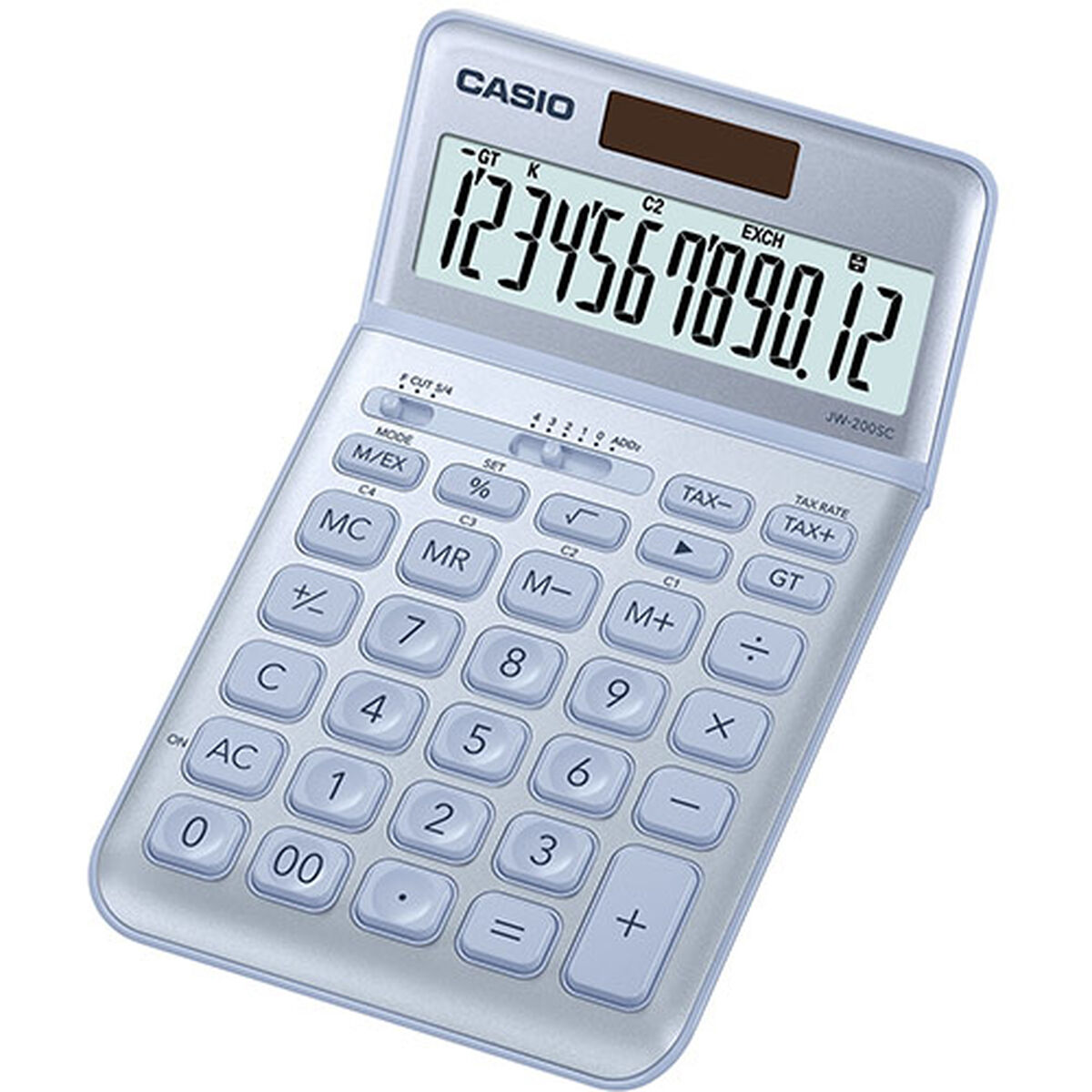 Calculator Casio JW-200SC-BU Albastru Plastic (18,3 x 10,9 x 1 cm)