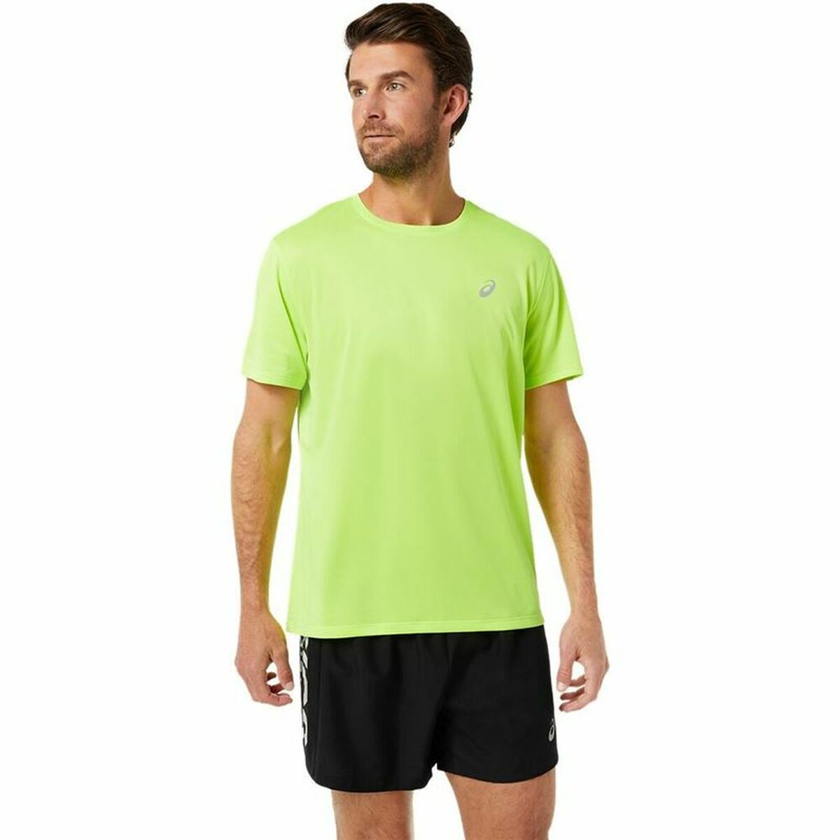 Tricou cu Mânecă Scurtă Bărbați Asics Katakana Verde - Mărime XL