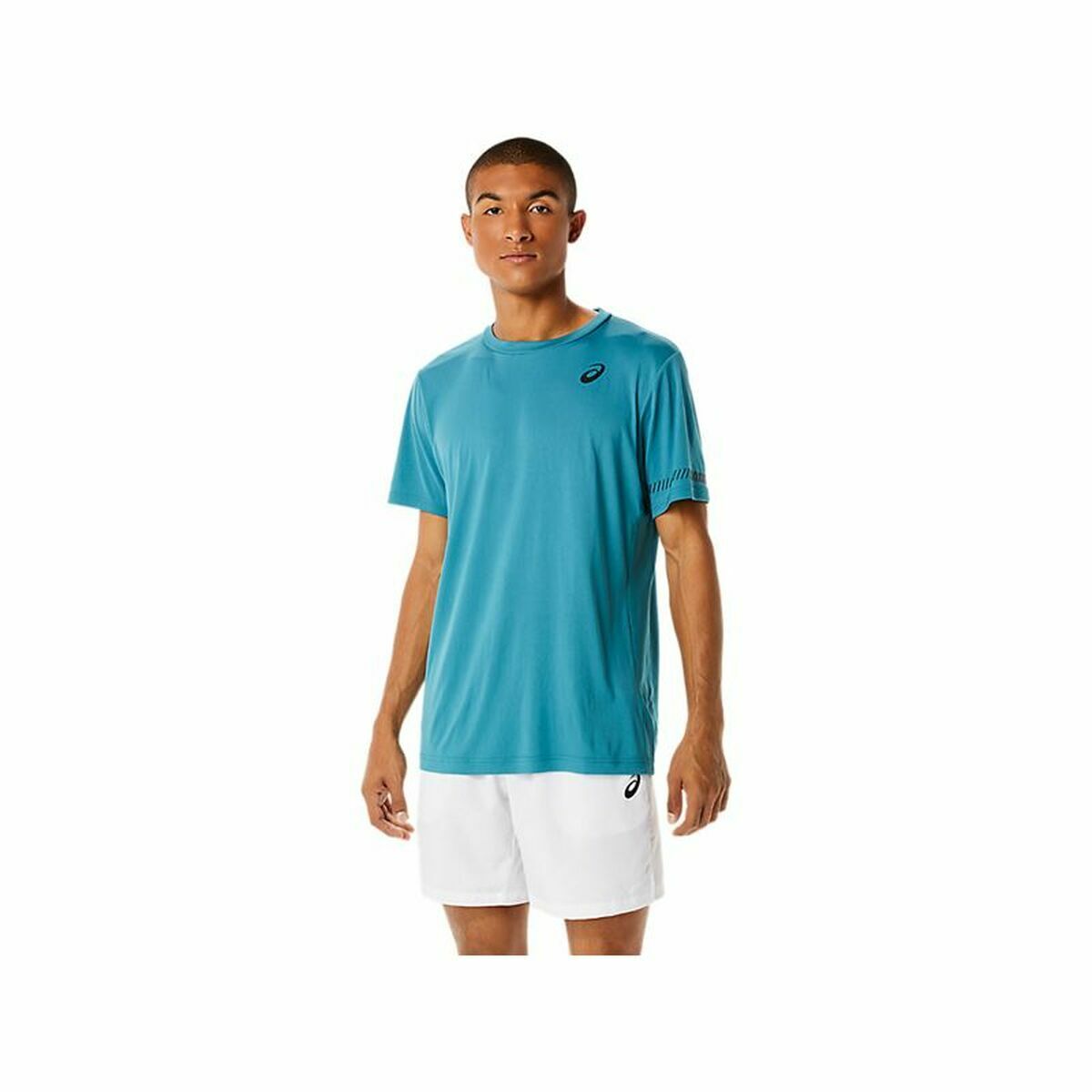 Tricou cu Mânecă Scurtă Bărbați Asics Court Albastru - Mărime XL