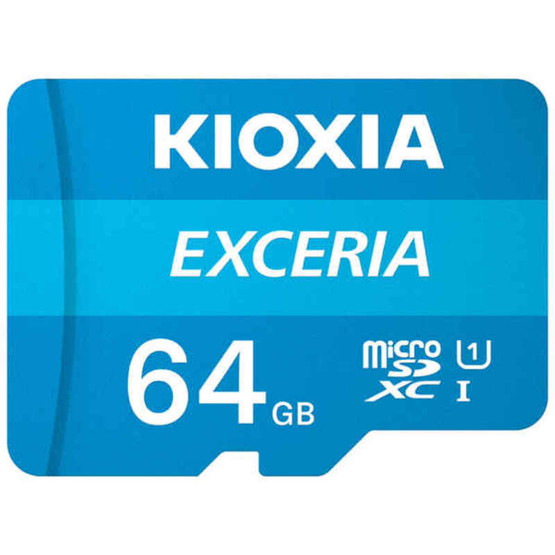 Card de Memorie Micro SD cu Adaptor Kioxia Exceria UHS-I Clasa 10 Albastru - Capacitate 128 GB
