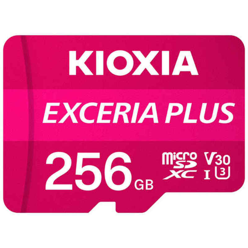 Card de Memorie Micro SD cu Adaptor Kioxia Exceria Plus UHS-I U3 Clasa 10 Roz - Capacitate 32 GB