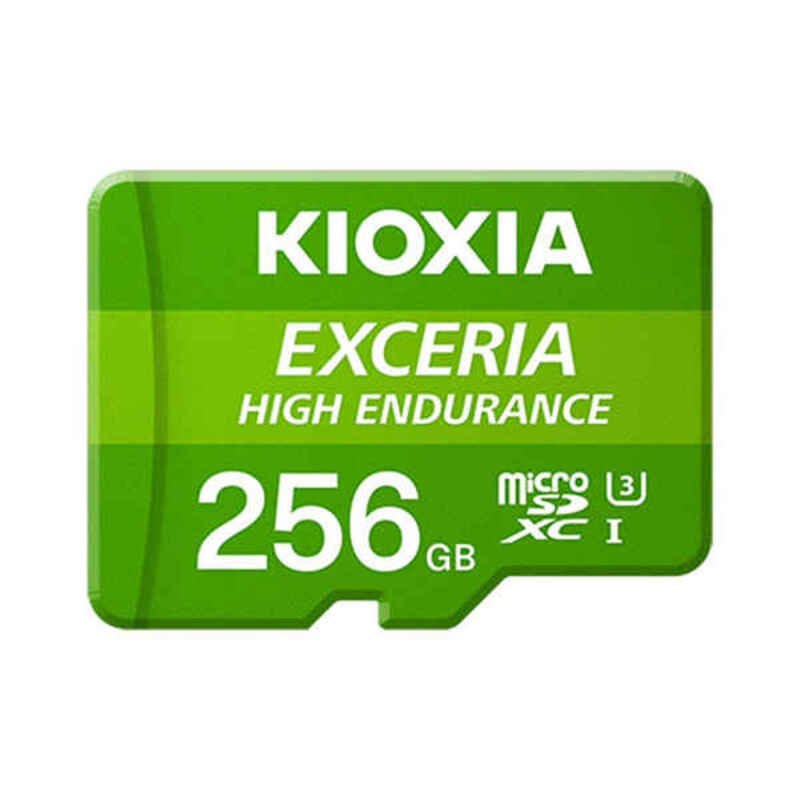 Card de Memorie Micro SD cu Adaptor Kioxia Exceria High Endurance Clasa 10 UHS-I U3 Verde - Capacitate 32 GB