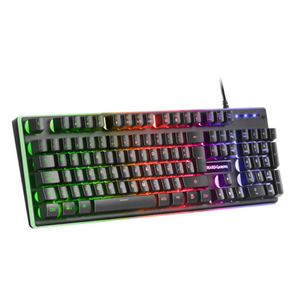 Tastatură și Mouse Gaming Mars Gaming MCPX portugheză - Culoare Alb