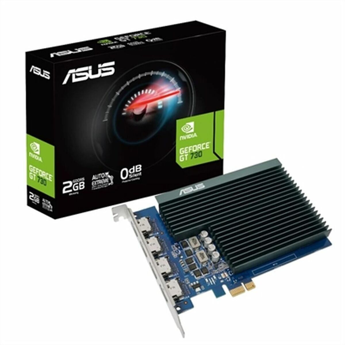 Placă Grafică Asus NVIDIA GT 730-4H-SL-2GD5 2 GB DDR5