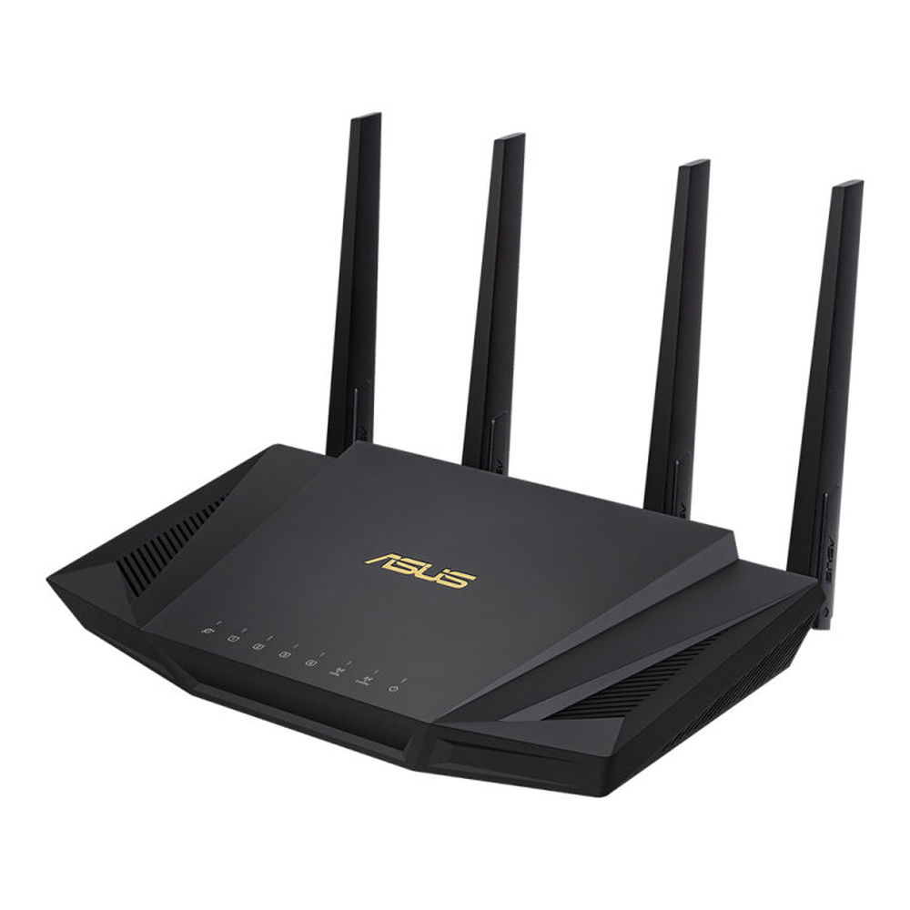 Router Asus RT-AX58U LAN WiFi 6 GHz 300 Mbps Negru 3000 Mbps