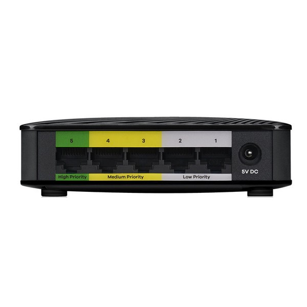 Switch de Birou ZyXEL GS-105SV2 LAN Negru - Selectați opțiunea dvs Gigabit (RJ45) x 8