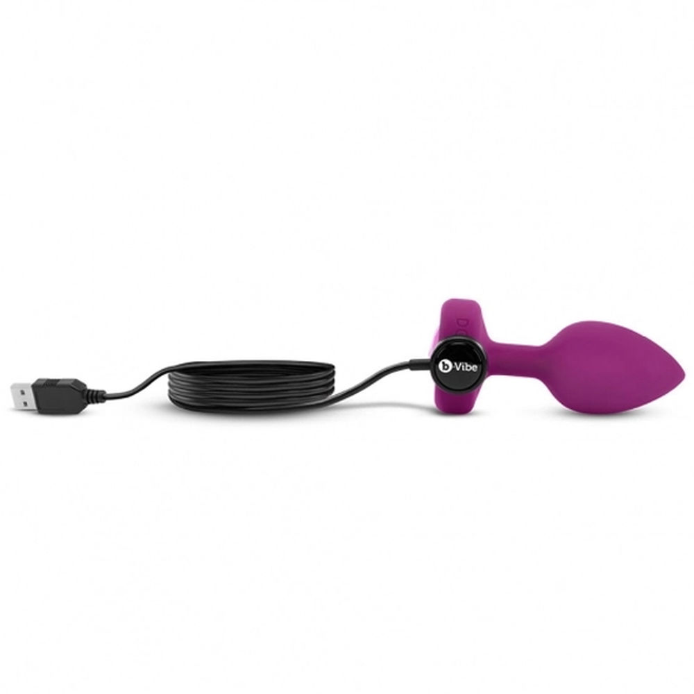 Plug Anal B-Vibe Vibrating Jewel S/M Pink Ruby Mărimea S/M