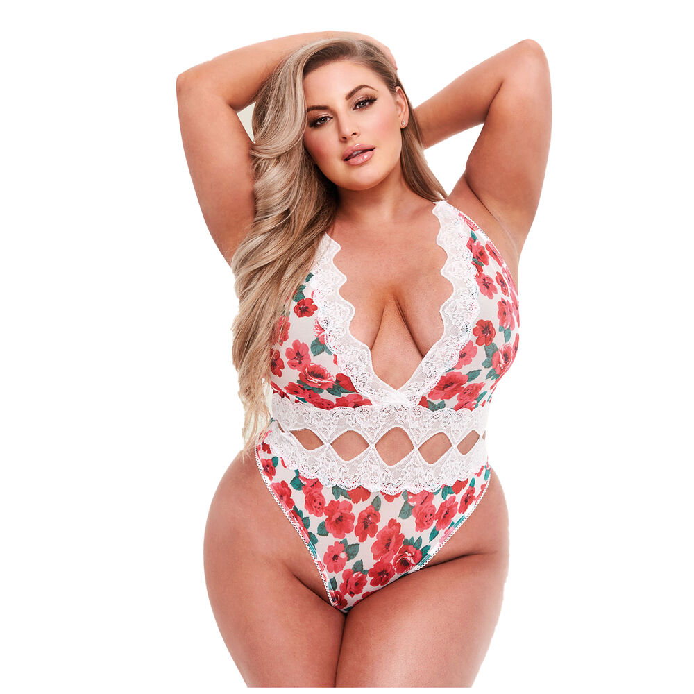 Body Baci Lingerie Floral & Lace - Mărime XL