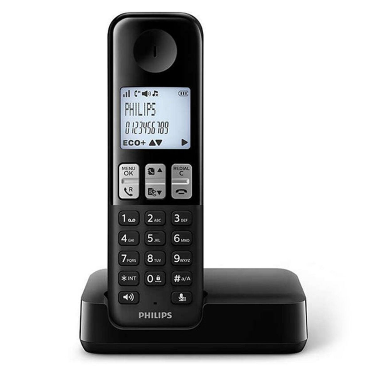 Telefon fără Fir Philips DECT Negru