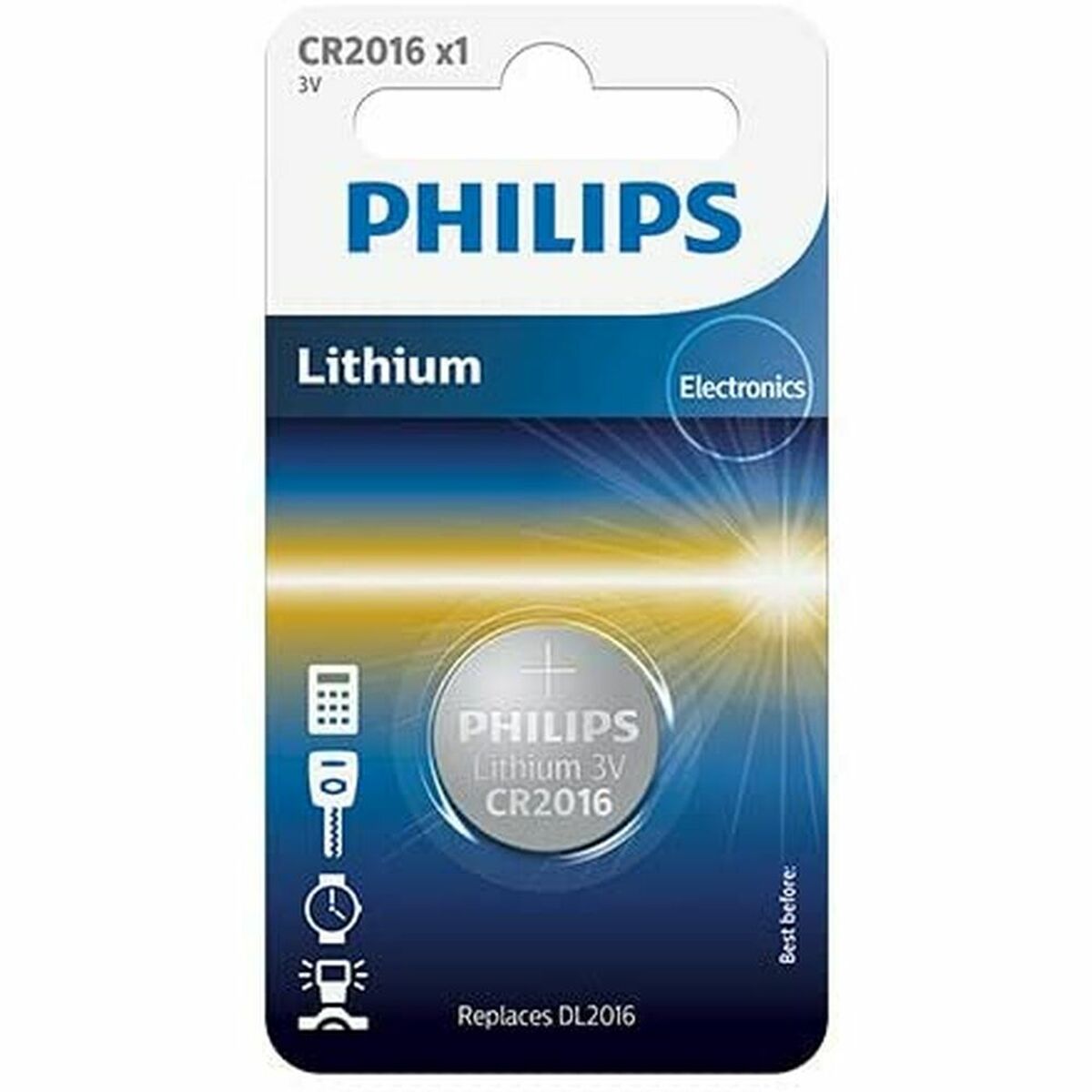 Baterii Philips CR2016/01B