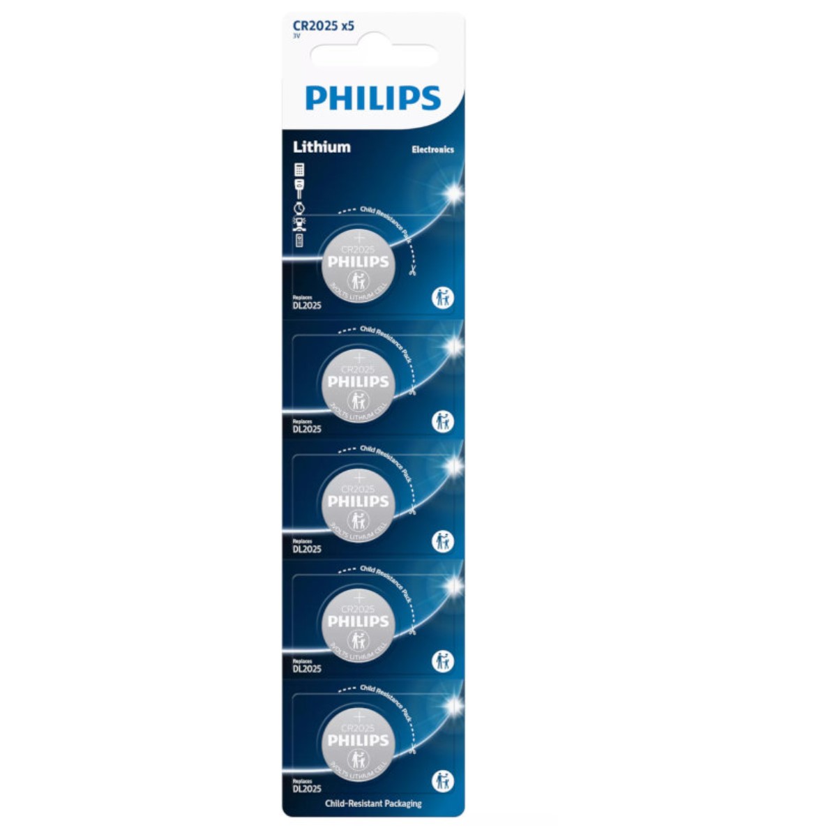 Baterie Buton de Litiu Philips CR2025