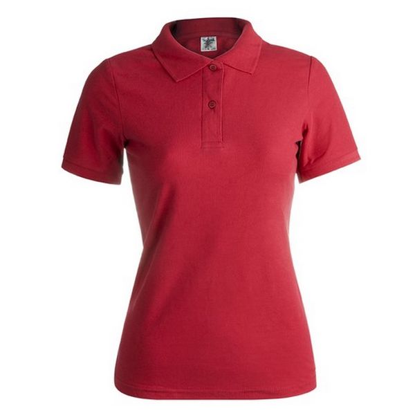 Tricou Polo cu Mânecă Scurtă Femei 145872 - Culoare Roșu Mărime M