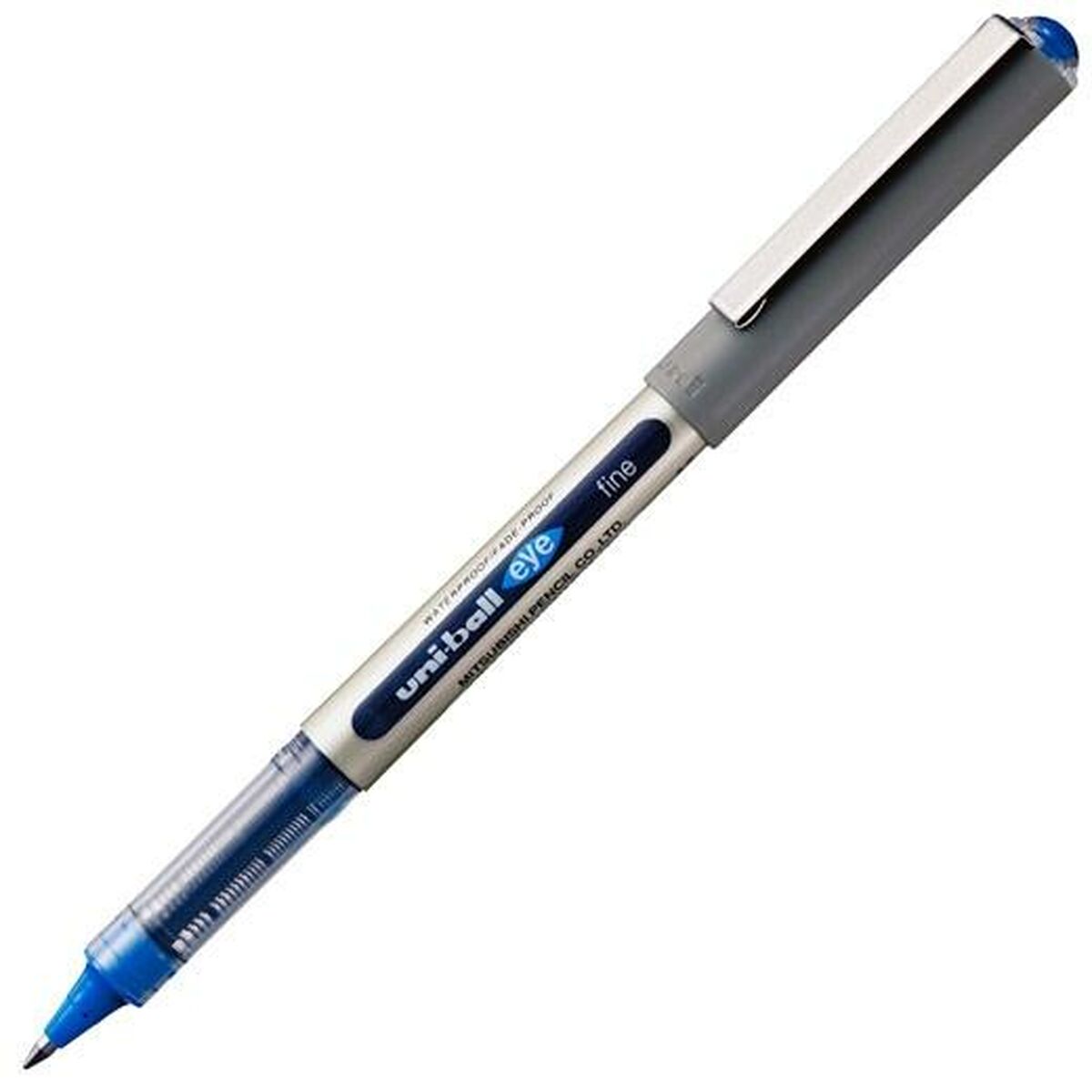Liquid ink ballpoint pen Uni-Ball Rollerball Eye Fine UB-157 Albastru 12 Unități