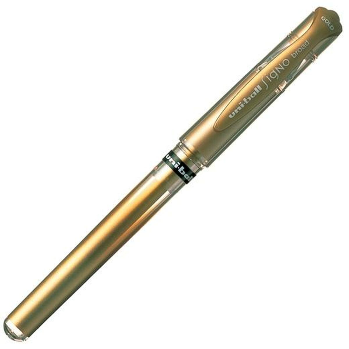 Liquid ink ballpoint pen Uni-Ball Signo Broad UM-153 W Auriu* 12 Unități