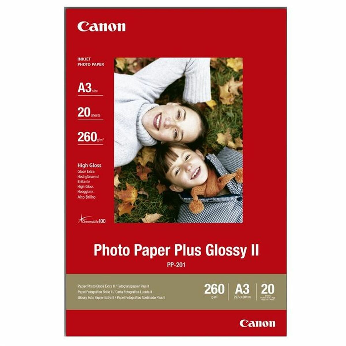 Hârtie Fotografică Lucioasă Canon Plus Glossy II A3