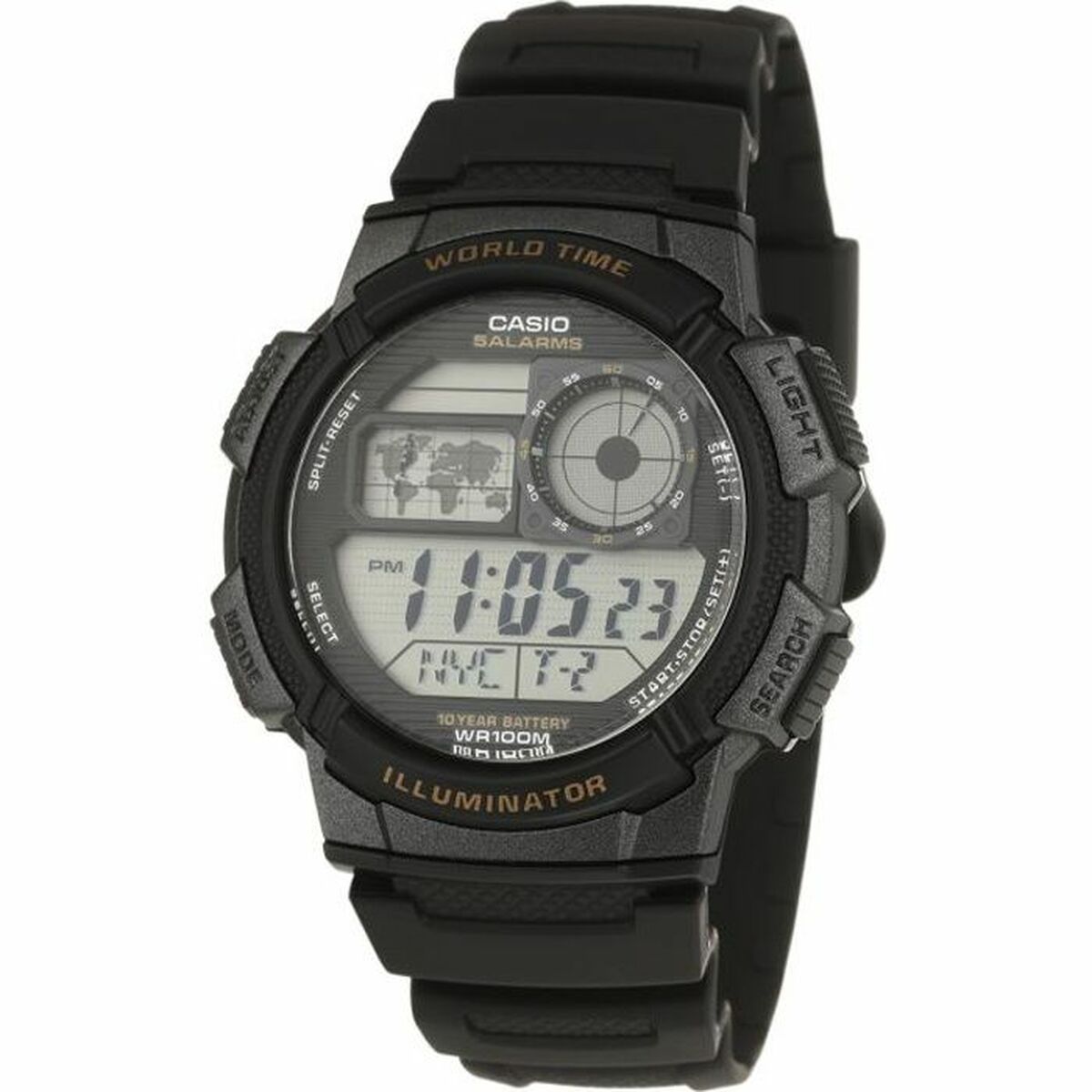 Ceas Unisex Casio AE-1000W-1AVEF Digital Cuarț Sportiv