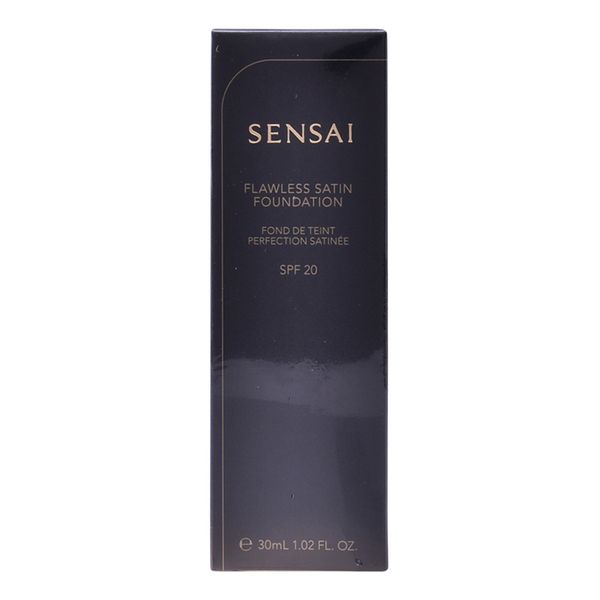 Fond de Ten Fluid Sensai Flawless Satin Kanebo Spf 20 - Culoare 103 - Sand Beige - 30 ml
