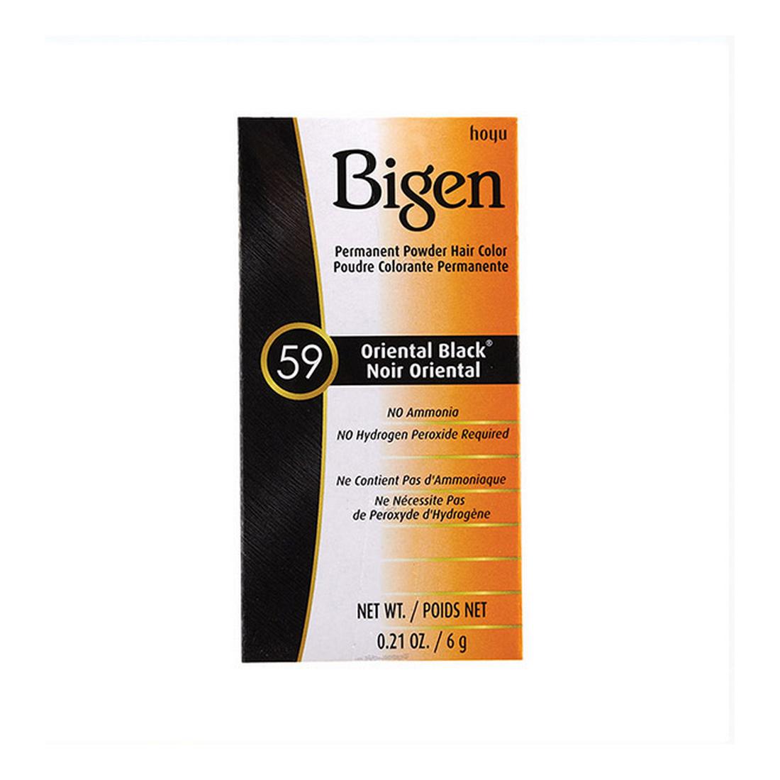 Vopsea Permanentă Bigen Nº 59 Oriental Negru Sub formă de pudră (6 g)