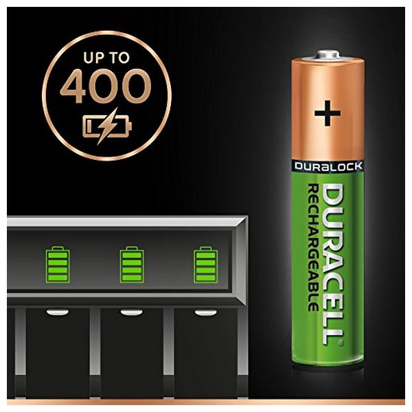 Baterii Reîncărcabile DURACELL DURDLLR03P4B HR03 AAA 800 mAh (4 pcs)