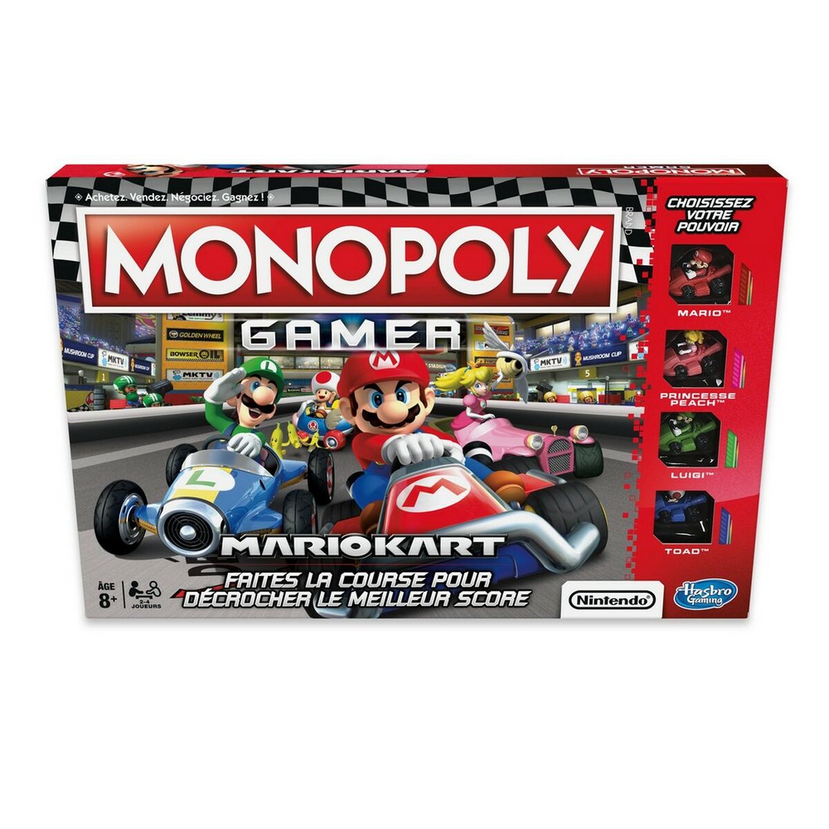 Joc de Masă Monopoly Gamer Mario Kart FR