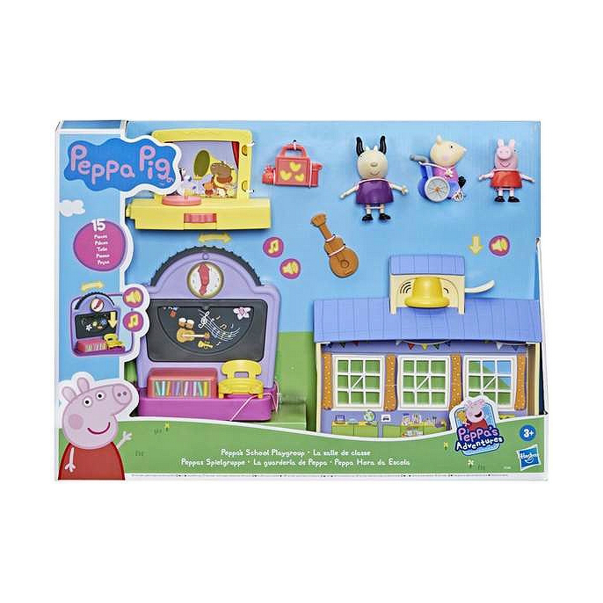 Playset Hasbro Peppa Pig's School Playground 15 Piese